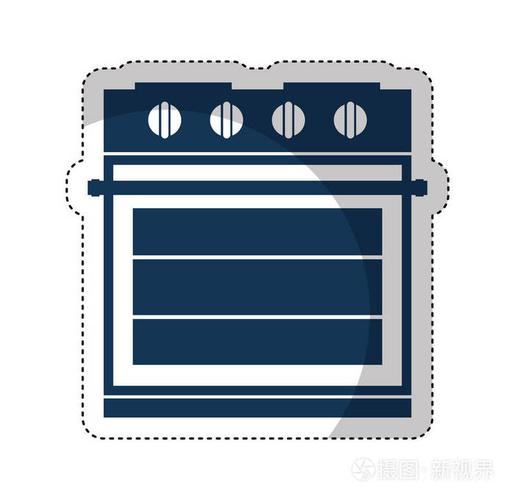 烘箱裝置孤立的圖標(biāo)插畫(huà)-正版商用圖片0w92ea-攝圖新視界